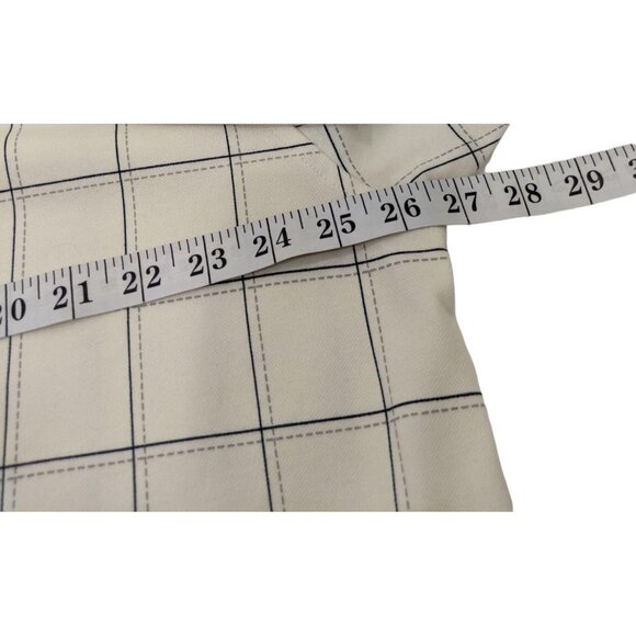 Arrow Mens White Checkered Polo Shirt XXLT Cotton/Polyester Blend Classic Fit - Picture 7 of 16